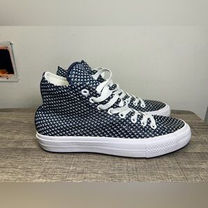 Size 8.5 - Converse Chuck Taylor All Star II High Blue Women’s Shoes